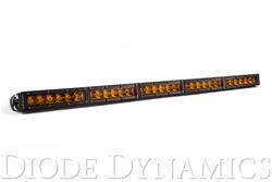 30 Inch LED Light Bar Single Row Straight Amber Driving Each Stage Series
