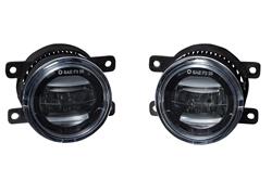 Fog Lamp, Elite Series, Type A, Yellow Bulb Color, Clear Lens, 1,650 lm, 3000K, Pair