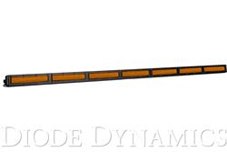 42 Inch LED Light Bar Single Row Straight Amber Flood Each Stage Series