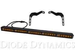 Tundra 30 Inch LED Lightbar Kit Amber Driving Stealth Series