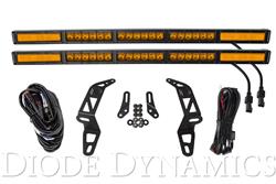 Jeep 2018 SS30 Bumper LED Kit Amber Combo Dual