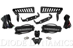 Jeep JL 2018-2019 Stage Series 6 Inch Cowl LED Kit White Driving