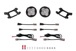 Fog Lights, SS3 LED, Sport, SAE Fog, Type M, White Lens, 14.5 Watts, White Bulb Color, 6000K, 1,520 lm, No Backlight, Kit