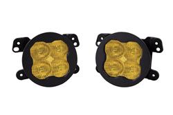 Fog Lights, SS3 LED, Pro, SAE Fog, Type M, Yellow Lens, 36 Watts, White Bulb Color, 3000K, 2,700 lm, No Backlight, Kit