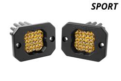 LED Light, Stage Series C1 LED Pod Sport Yellow Flood Flush ABL (pair)