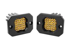 LED Light, Stage Series C1 LED Pod Pro Yellow Flood Flush ABL (pair)