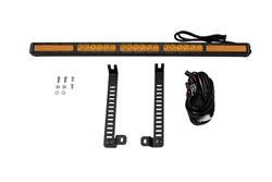 LED Lightbar, SS30 Single Stealth Lightbar Kit for 2014-2019 Toyota 4Runner Amber Combo