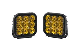 LED Light, SS5 LED Pod Sport Yellow Spot (pair)