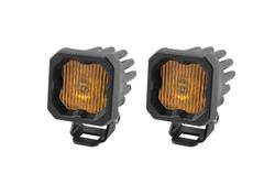 LED Light, Stage Series C1 LED Pod Yellow SAE/DOT Fog Standard ABL (pair)