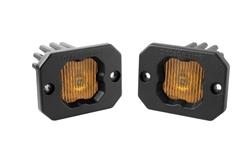 LED Light, Stage Series C1 LED Pod Yellow SAE/DOT Fog Flush ABL (pair)
