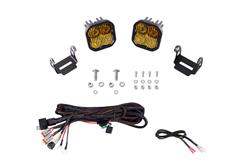 LED Light, SS3 LED Ditch Light Kit for 2021 Ford Bronco Sport Yellow Combo