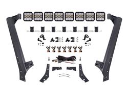 Lightbar Kit, Jeep JK SS5 Sport CrossLink Windshield White Combo Lightbar Kit