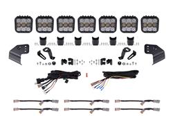 Lightbar Kit, Bronco SS5 Sport CrossLink Windshield White Combo Lightbar Kit