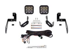 Lightbar Kit, Jeep JK SS5 CrossLink Bumper Lightbar Kit Pro Driving