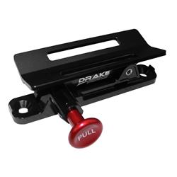 Fire Extinquisher Bottle Bracket, Roll Bar Mount Type, Billet Aluminum, Black Anodized, Each