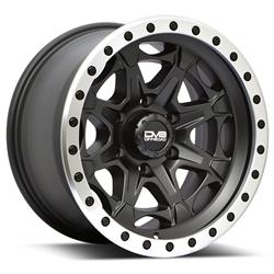 DV8 Offroad 886 Series wheels feature a concave profile, eight tapered spokes with center channels, interior...