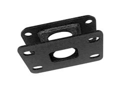 Bumper Adapter Brackets, Front, Steel, Black Powdercoated, Jeep, JK to JL, Kit