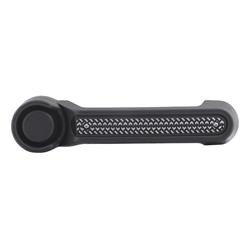 Door Handle Inserts, Tire Tread XT™ Design, Stainless Steel, Black and Chrome, Jeep, Set of 5