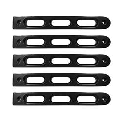 Door Handle Trim, 2007-18 Jeep JK Black Slot Style Door Handle Inserts.Set of 5
