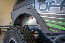 Fenders, Flare Delete, Steel. Black Textured Powedercoated, Jeep Wrangler JK, Set of 4