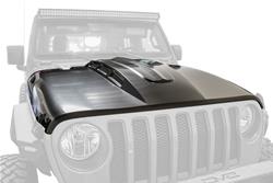 Hood, Vented, Steel, Black Primer, Jeep, JL, Truck, Each