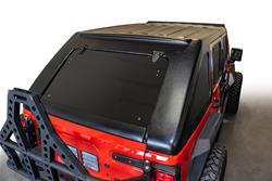 Hard Top, Razor Series, Fastback Style, Black, Fiberglass, Tinted Windows, 4-Door, Jeep Wrangler JL, Each