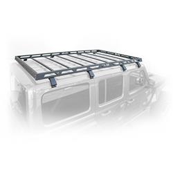 Roof Rack, Steel, Black Powdercoated, No Drill Install, 4-Door, Jeep Wrangler JL, Each