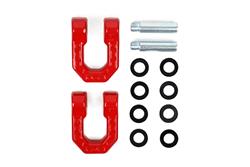 Red DV8 Elite Series D-Rings (Pair)