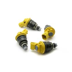 Fuel Injectors Set of 4 1000cc Injectors w/ Connectors for Lotus Elise 2.4L 2AZFE 19962011, Exige 2.4L 2AZFE 200011, Toyota Celica 200005