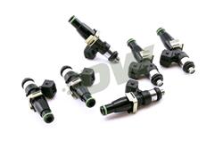 Set of 6 Bosch EV14 1500cc high impedance injectors for Toyota Supra TT 93-98. For top feed conversion, 14mm o