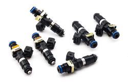 Set of 6 Bosch EV14 1200cc high impedance injectors for Toyota Supra TT 9398. For top feed conversion, 14mm or