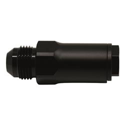 8AN Male Flare to 1/2 Inch Ford Male EFI Quick Connect Adapter, Anodized Matte Black