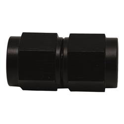 6AN Flare Female Swivel to 6AN Flare Female Swivel, Anodized Matte Black