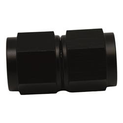 8AN Flare Female Swivel to 8AN Flare Female Swivel, Anodized Matte Black