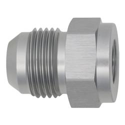 Fitting, Adapter, AN to AN, Straight, Aluminum, Silver Anodized, -6 AN, -10 AN, Each