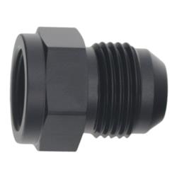 Fitting, Adapter, AN to AN, Straight, Aluminum, Black Anodized, -8 AN, -10 AN, Each