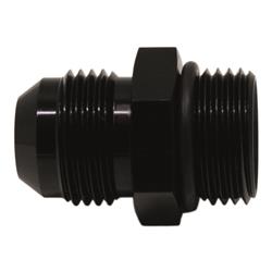 10AN ORB Male to 10 AN Male Flare Adapter (Incl O-Ring), Anodized Matte Black