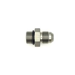 Fitting, Coupler, Union, AN to AN, Straight, Aluminum, Silver Anodized, -6 AN, -6 AN, Each