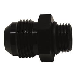 6AN ORB Male to 8AN Male Flare Adapter (Incl O-Ring), Anodized Matte Black