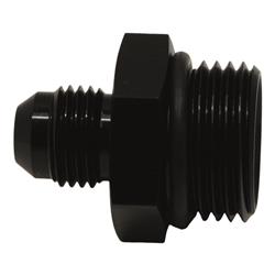 10AN ORB Male to 6AN Male Flare Adapter (Incl O-Ring), Anodized Matte Black