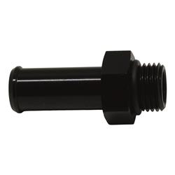 6AN ORB Male to 1/2 Inch Male Barb Fitting (Incl O-Ring), Anodized Matte Black