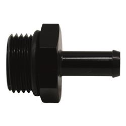 8AN ORB Male to 5/16 Inch Male Barb Fitting (Incl O-Ring), Anodized Matte Black