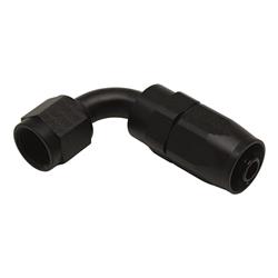 6AN Female Swivel 90-Degree Hose End CPE, Anodized Matte Black