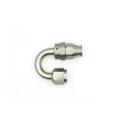 Hose End PTFE 8AN Female Swivel 180-degree (incl 1 Olive Insert)