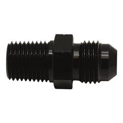 6AN Male Flare to 1/4 Inch Male NPT Adapter, Anodized Matte Black