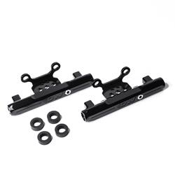 Fuel Rails, Side Feed to Top Conversion, Billet Aluminum, Black Anodized, Subaru, Pair