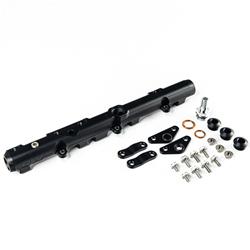 Fuel Rails, Billet Aluminum, Black Anodized, for use with Honda®, Kit