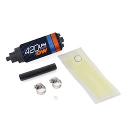 DW420 series, 420lph in-tank fuel pump w/ install kit for Integra 94-01 and Civic 92-00