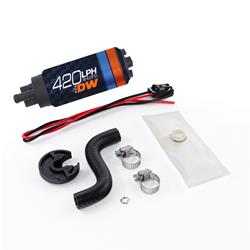 DW420 series, 420lph in-tank fuel pump w/ install kit for 85-97 Ford Mustang