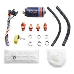 DW810 Brushless Series, 810lph in-tank brushless fuel pump w/ 9-1002 install kit W/O Controller